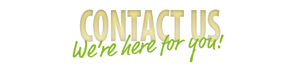 Gold "contact us" banner
