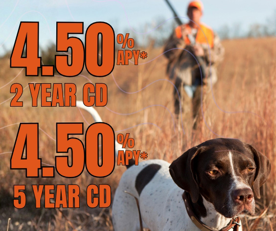 Hunter and his got enjoying his time doing what he loves knowing his Certificates of Deposit at Desert Rivers Credit Union are hard at work making an excellent interest rate for him.