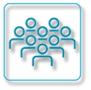 Two hands clasping logo - become a member